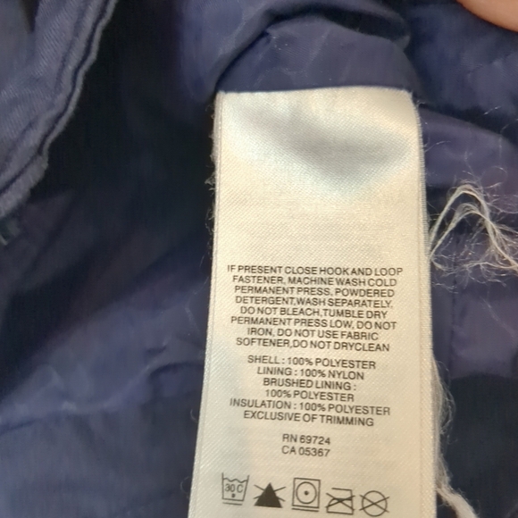 Columbia Omni Shield Jacket Women's Large Dark Blue Outdoor Gorpcore Hooded - Picture 9 of 11